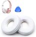 Allecto Plus - Coussinets d'oreille Blanc (1 paire) - Convient pour Beats Solo 2 & Solo 3