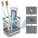 Solidchoice - Porte-brosse à dents en acier inoxydable avec base en diatomite à séchage rapide