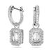 Swarovski Millenia Dames Oorhangers Metaal - Zilverkleurig