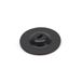 Waytex Zelfklevende ankerplaat met standaard veiligheidsslot voor kabelslot voor laptop, pc, smartphone, tablet, ronde plaat, diameter 4 cm, zwart
