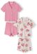 Minoti Meisjes Pyjamaset 2-pack met aardbeienprint - korte mouw