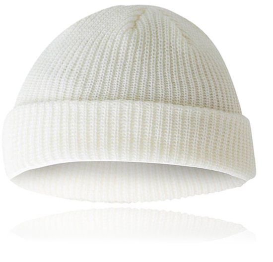LGT JWLS Korte Beanie Rond Model Wit