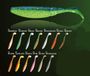 Nomura Leurre souple Rolling Shad 5" Argent Noir Dos doré