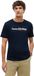 TOMMY HILFIGER Chemise 'Brand Love' bleu nuit / rouge / blanc