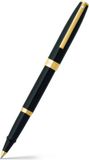 Sheaffer SAGARIS rollerball pen - glossy black with gold - M nib - black ink