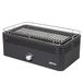 Aktive Active Portable Charcoal Grill, Rechargeable, Smokeless, Rectangular, Drip Protection, 45 x 28 x 19 cm, Includes Carry Bag, Terrace Grill, Balcony (63004)