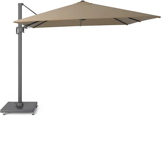 Buitengewoon Boet Halifax Zweefparasol 300x300 cm Taupe