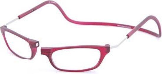 CLIC Vision Frosted rood +2.0 Reading Glasses