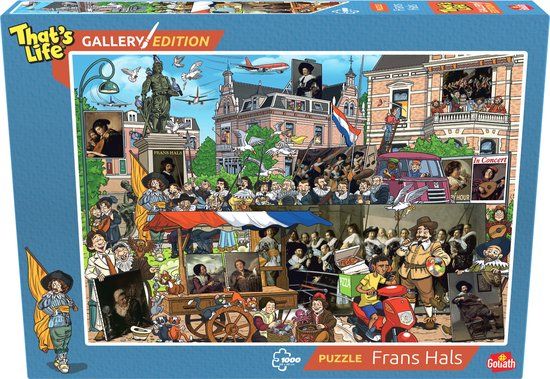 Goliath That's Life Gallery Edition: Frans Hals '24 - 1000 Puzzelstukjes - Legpuzzel (68x48cm)