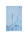 GOBI Cashmere Sjaal 'Unisex Cashmere Fringed Scarf' lichtblauw