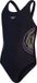Speedo Placement Muscleback Sportbadpak Zwart/Paars - Maat 128