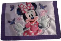 Disney Minnie Mouse Portemonnee Paars - Klein met klitteband