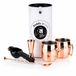 Buddy's Bar Moscow Mule 5-delige Set - 2 Cocktailglazen 500 ml - Inclusief Limoenpers, Barlepel en Jigger - Cadeauset - Koperkleurig