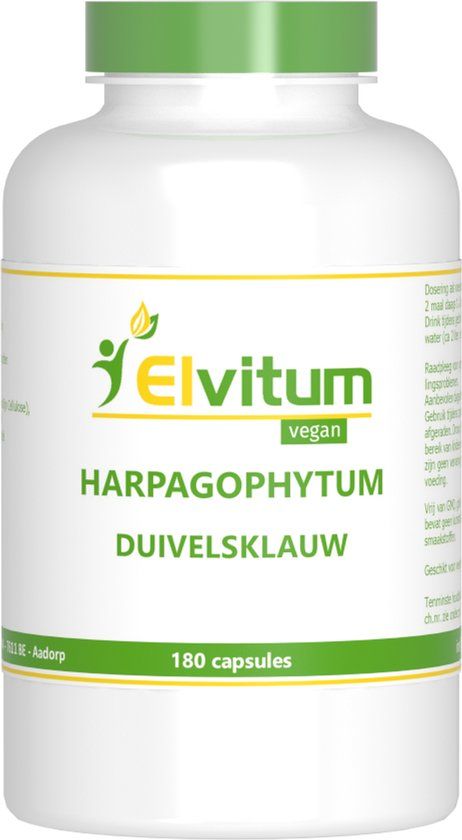 Elvitum Duivelsklauw harpago extract 180 Capsules