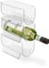 Merkloos / Sans marque Relaxdays Flessenhouder koelkast - set van 3 - stapelbaar