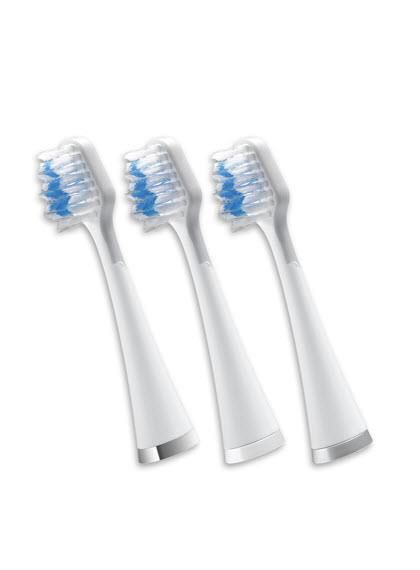 Waterpik STRB-3 Opzetborstels - 3 stuks - Blauw/Wit