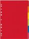 Herlitz register - A4 - manilla karton - intensief gekleurd karton - 10st.