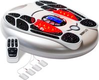 Bonplus BP | Circulatiestimulator | Voetmassageapparaat met elektroden | Doorbloedingsstimulator | 99 intensiteitsniveaus | Afstandsbediening | Elektrisch massageapparaat | Voor uw gezondheid