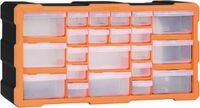 vidaXL Organiser met 22 lades 49x16x25,5 cm