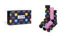 Happy Socks Sokken, 3 stuks, gemengd, kattencadeau, katoen, uniseks, marineblauw, 36-40