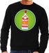 Bellatio Decorations Bol Foute kersttrui / sweater Merry Chrismas Vodka zwart voor heren - Kersttrui voor wodka liefhebber L
