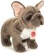 Teddy Hermann Peluche Bouledogue Français Debout Gris 30cm