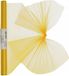 Organza stof op rol 40 x 200 cm Geel