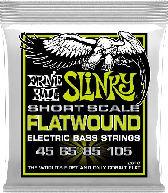 Ernie Ball EB2818 45-105 Flatwound - Snarenset voor 4-string basgitaar
