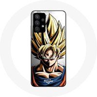 Maniacase Hoesjes voor Samsung Galaxy A13 4G / A13 4G Lite Goku Wall Dragon Ball Super