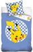 Pokémon Carbotex Pikachu Dekbedovertrek blauw - 140 x 200 cm - 70 x 90 cm
