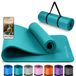 Tapis de yoga - Tapis de fitness - Tapis de gymnastique - Antidérapant avec sangle d'épaule - 183 x 60 x 1 cm