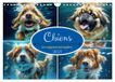 Chiens Calvendo Chiens : les nageurs intrépides (Calendrier mural 2027 DIN A4 vertical), CALVENDO calendrier mensuel