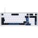 The G-Lab KEYZ Elite 400 HE BW, magnetisch Hall Effect-toetsenbord, 96% QWERTY-toetsenbord, met Ñ, 8000 Hz, snelle trigger, instelbare activering, gaming-toetsenbord, hot swap, RGB en aanpasbare