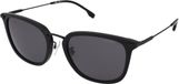 Hugo Boss Zonnebril Heren 1287/F/SK Gepolariseerd Blauw Zwart/Zilver Metaal Rechthoekig