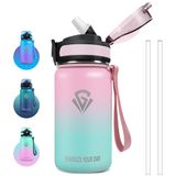 Grsta Thermosfles, 500 ml, drinkfles voor kinderen, metalen fles, BPA-vrij, 18/8 roestvrij staal, lekvrij, voor warme en koude dranken, school, kantoor