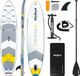 REBEL Opblaasbaar SUP-board met Accessoires RBA-4500-WH Wit