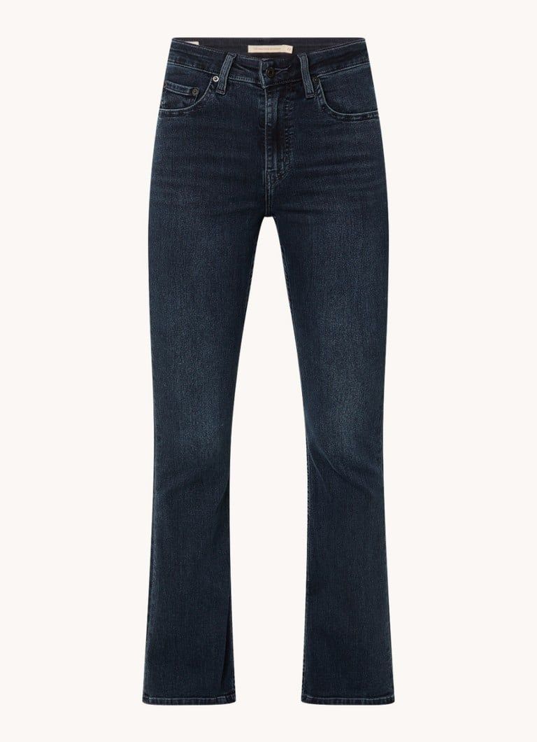 Levi's 725 High Waist Flared Jeans - Dark Wash