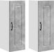 Syfax KALMAR Vaatwasserpaneel 2 st Beton Grijs 30 x 31 x 80 cm