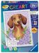 CreArt, Ravensburger CreArt, Malen nach Zahlen Kinder - Dackel Lilac