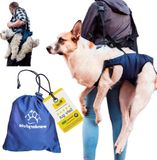 Merkloos / Sans marque Wan GmbH Optimale draaghulp voor honden - dagelijks gebruik - noodrugzak wandelingen - klein licht robuust (L)