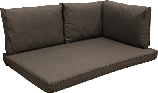 Madison 4-Delige kussenset Taupe - palletkussen met rugkussen voor loungeset