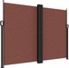 vidaXL - Uittrekbaar windscherm - 180x1000 cm - bruin