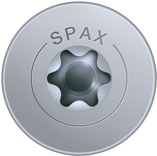 SPAX Achterwandschr Deeldr Vernikkeld Pk Tx20 4.0X34 - 200 stuks
