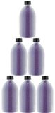 Claudius Cosmetics B.V. Badkaviaar Lavendel - 400 gram - Fles met zwarte dop - set van 6 stuks