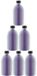 Claudius Cosmetics B.V. Badkaviaar Lavendel - 400 gram - Fles met zwarte dop - set van 6 stuks