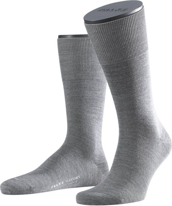 Falke Airport sokken Donkergrijs melange - Grijs - EAN: 4004757037179