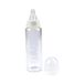 Babyfles, Difrax Babyfles, smalle hals, glas + speen met variabele doorstroming, siliconen, 240 ml, hemelsblauw