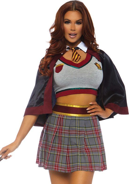 School Girl Costume - L - Women's Dress Up