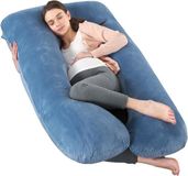 Bol Coussin de grossesse coussin d'allaitement 160 cm XXXL en forme de U - coussin corporel pour grandes mères
