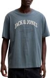 JACK & JONES JJEDENVER LOGO TEE SS O-NECK SN Heren T-shirt - Turbulence - XL